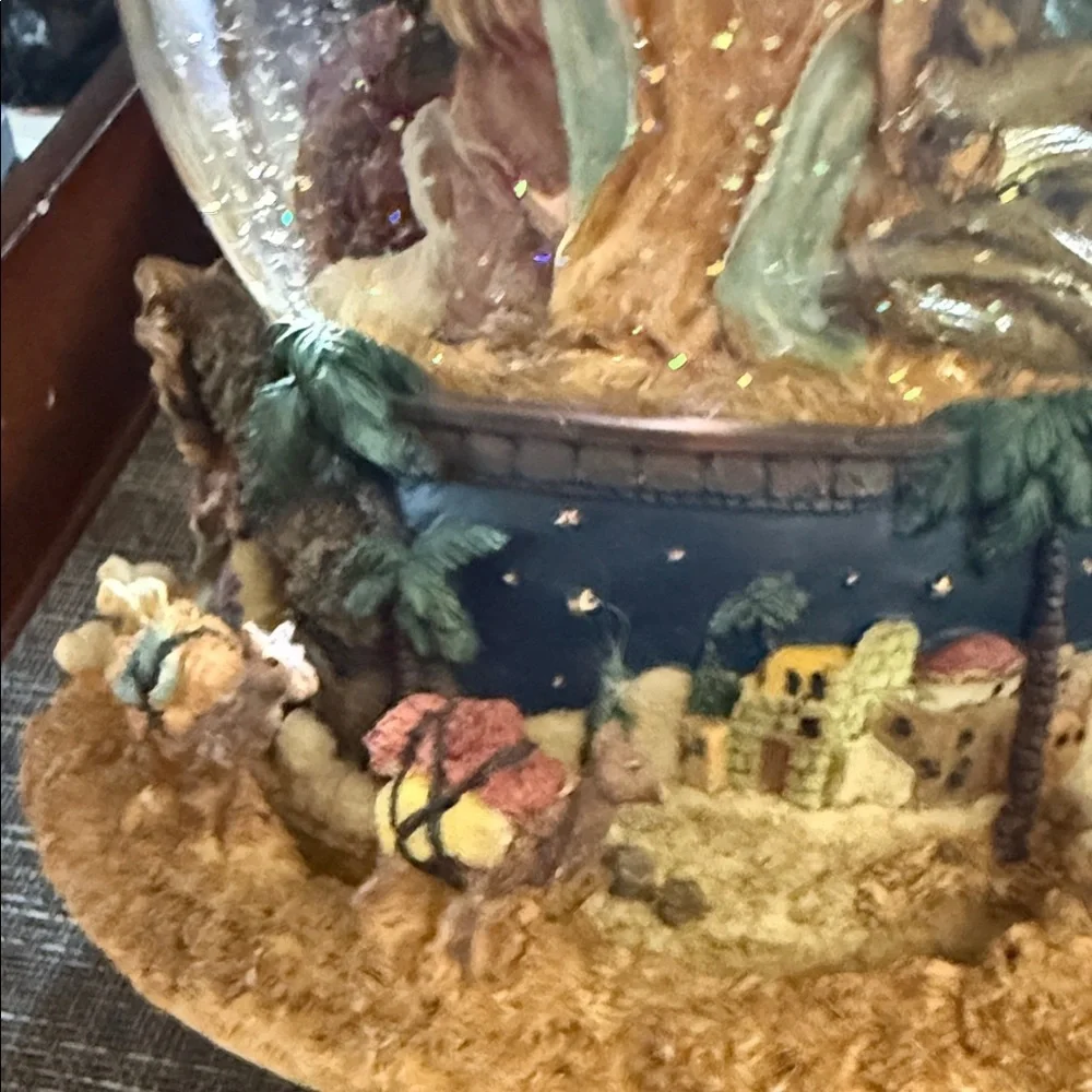 Nativity Christmas Scene 8” Snow Globe - Picture 8 of 13